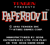 Заставка игры Paperboy 2